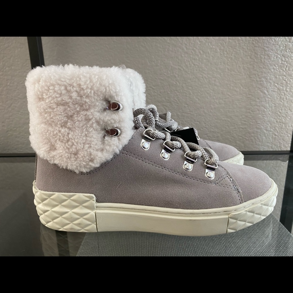 Marc Fisher LTD Sneaker Boots Faux Fur